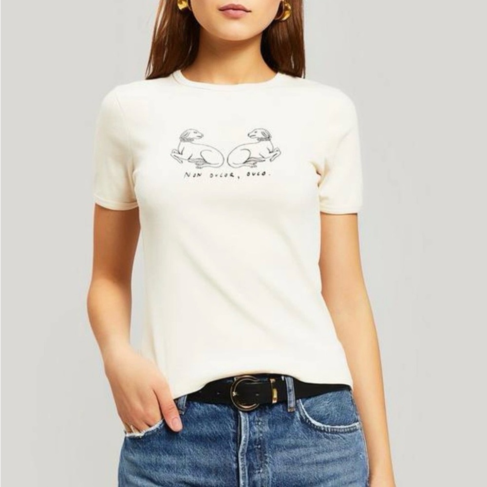 Alexa Chung Non Ducor, Duco Graphic Tee XS
